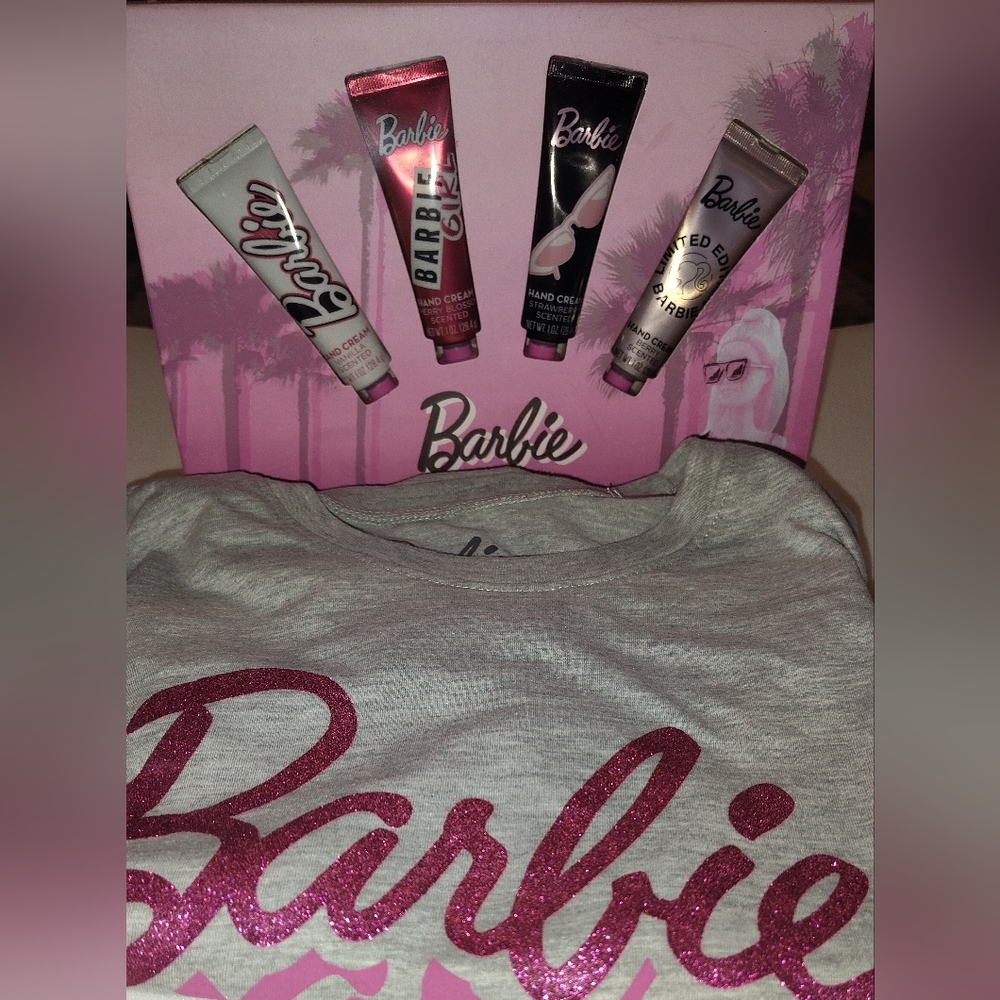 Barbie Hand Cream Set & T-Shirt